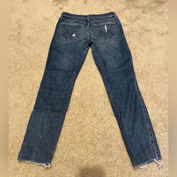 Mother Denim The Vamp Fray Distressed Jeans in Crazy Like a Fox - 29 - Picture 6 of 9